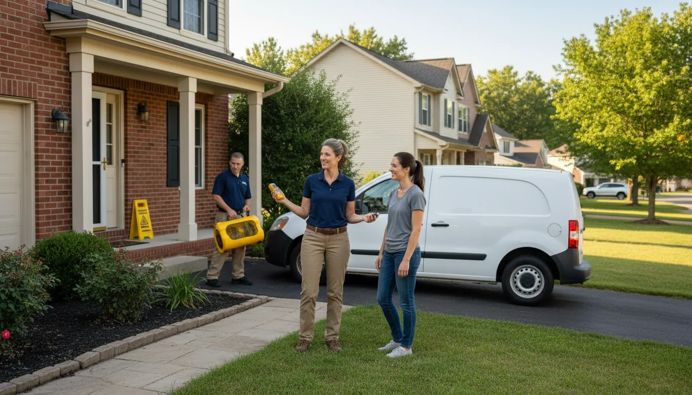 Residential water damage restoration in La Veta, CO